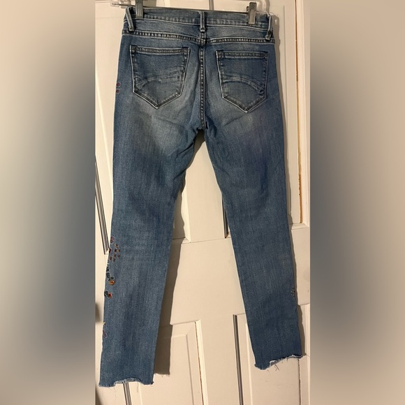 DRIFTWOOD Audrey Blue Jeans with Floral Embroidery Women’s Size 24 - Picture 9 of 9